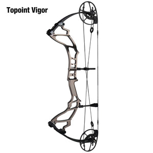 White Smoke Topoint Vigor Compound Bow | Adjustable CNC Aluminum Bow Topoint