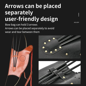 Black SPG Traditional Bow Bag Quiver SPG