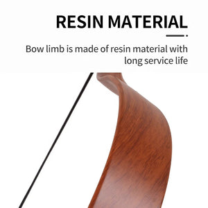 Sienna SPG Traditional Nano Resin Recurve Bow 25 lbs – Classic Archery Bow SPG