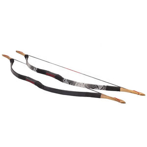 Light Gray SPG Traditional Recurve Bow – Epoxy Resin Longbow for Archery Practice SPG