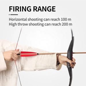 White Smoke SPG Traditional Recurve Bow – Epoxy Resin Longbow for Archery Practice SPG