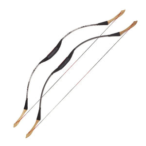 Light Gray SPG Traditional Recurve Bow – Epoxy Resin Longbow for Archery Practice SPG