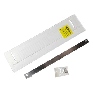 White Smoke RULIX Transparent Rubber Band Cutting Ruler MARKSMAN