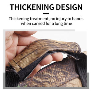 Gray SPG Triangle Compound Bow Bag – Heavy-Duty Canvas Case SPG