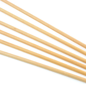 White Smoke 8.5mm Wooden Archery Arrow with Turkey Feather Fletching | 32" Indonesian Cypress Shaft for Recurve & Compound Bow INDIAN SLINGSHOT