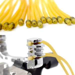 Sandy Brown 24CM Powerful Slingshot Accessory Catapult Replacement Elastic String Latex Tube Fishing Tools Rubber Bands INDIAN SLINGSHOT