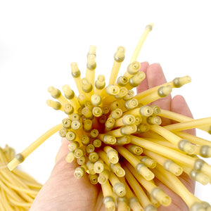 Tan 24CM Powerful Slingshot Accessory Catapult Replacement Elastic String Latex Tube Fishing Tools Rubber Bands INDIAN SLINGSHOT