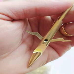 Gray Two Winged Gold Fishing Dart MARKSMAN