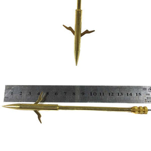 Dim Gray Two Winged Gold Fishing Dart MARKSMAN