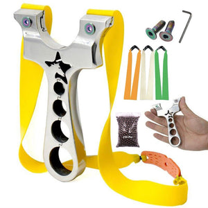 Light Gray New Star Horse Stainless Steel Slingshot MARKSMAN