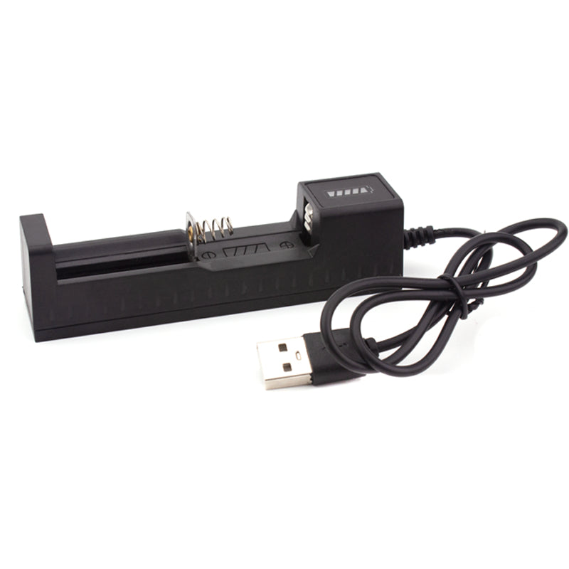 White Smoke USB Charger for 14250 Battery – Charging Accessory for Green Laser Module INDIAN SLINGSHOT