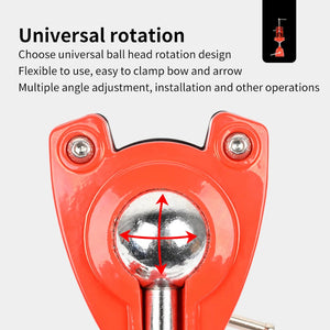 Misty Rose SPG Universal Bow Vise – Heavy-Duty Adjustable 360° Archery Tuning Tool SPG