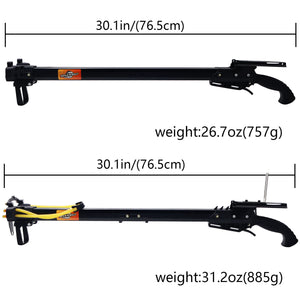 White Smoke VELTRON Long Rod Outdoor Fishing Set with Reel & Accessories INDIAN SLINGSHOT
