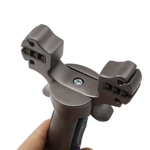 White Smoke VULCRON PRO Aluminum Alloy Multi-Function Slingshot with Premium Bow Head Design MARKSMAN