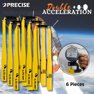 Dark Slate Gray Precise Premium 0.70mm Thickness, 26cm Long Sharpened Slingshot Rubber Band for Double Speed and Accuracy INDIAN SLINGSHOT