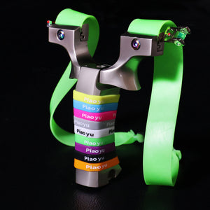 Gray VortexShot Alloy Slingshot MARKSMAN