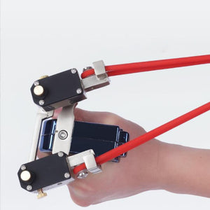 Light Gray Vulture Real Shot ABS Slingshot MARKSMAN