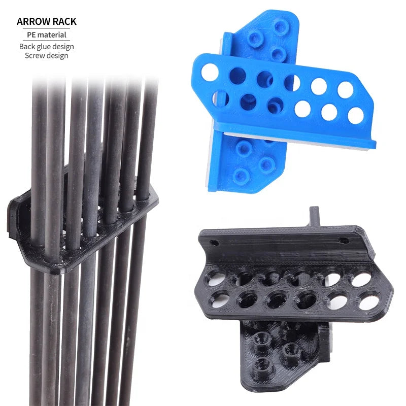 Dark Slate Gray SPG Wall-Mounted Arrow Stand – Indoor 12-Arrow Storage Rack SPG