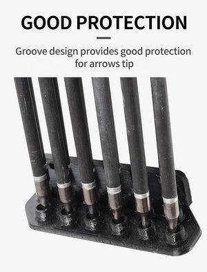 White Smoke SPG Wall-Mounted Arrow Stand – Indoor 12-Arrow Storage Rack SPG