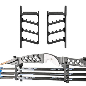 Dark Slate Gray SPG Wall-Mounted Bow and Arrow Holder – Durable Space-Saving Archery Rack SPG