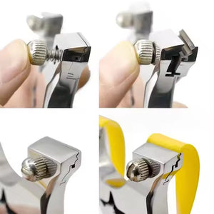 Gray New Star Horse Stainless Steel Slingshot MARKSMAN