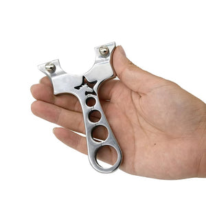 Rosy Brown New Star Horse Stainless Steel Slingshot MARKSMAN