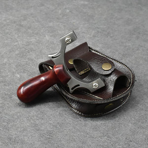 Light Slate Gray Wide U Wooden Stainless Steel Slingshot MARKSMAN