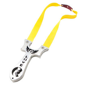 Light Gray WingedSoul LOVE Edition Stainless Steel Slingshot MARKSMAN