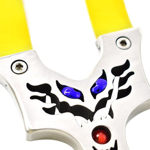 Dark Slate Gray Winged Demon Stainless Steel Slingshot MARKSMAN