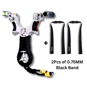 Black Alloy Benz Slingshot with Laser for Outdoor Target Shooting MARKSMAN