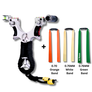 Black Alloy Benz Slingshot with Laser for Outdoor Target Shooting MARKSMAN