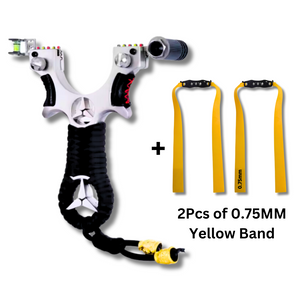 Black Alloy Benz Slingshot with Laser for Outdoor Target Shooting MARKSMAN