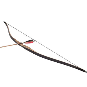 Dark Slate Gray SPG Wooden Recurve Bow – 54" One-Piece Traditional Archery Bow SPG