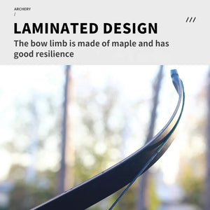 Lavender SPG 60" Wooden Recurve Bow – Takedown Archery Bow Package SPG