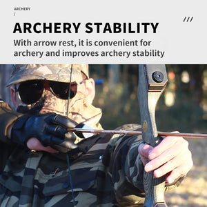 Antique White SPG 60" Wooden Recurve Bow – Takedown Archery Bow Package SPG