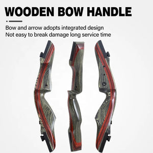 Dark Slate Gray SPG 62-Inch Wooden Takedown Recurve Bow Package SPG
