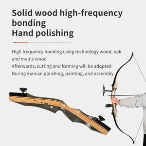 Lavender SPG 62" Wooden Takedown Recurve Bow SPG