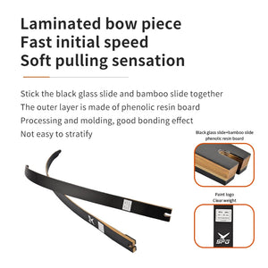 Wheat SPG 62" Wooden Takedown Recurve Bow SPG