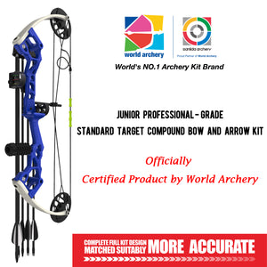 White Smoke Hero X6 Entry-Level Target Compound Bow Pro Kit SANLIDA