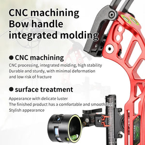 Dark Slate Gray SPG XMY Aluminum Alloy Compound Bow 29” ATA Right-Handed Adjustable SPG