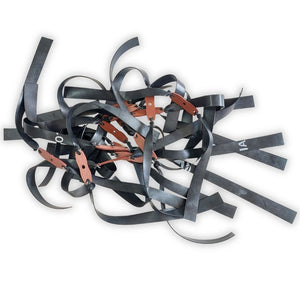 White Smoke XPULT Black Flat Rubber Band 1mm | 17cm, 20cm & 24cm XPULT
