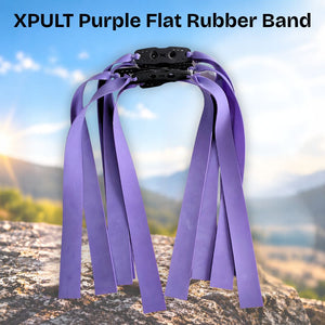 White Smoke XPULT Purple Flat Rubber Band 0.75mm × 20cm XPULT