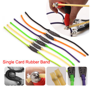 Light Gray Super Elastic Round Tube Slingshot Rubber Band Outdoor Shooting Slingshot Rubber INDIAN SLINGSHOT