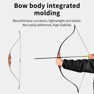 White Smoke SPG Youth Traditional Wooden Recurve Bow – 10 LBS Beginner Archery Set SPG