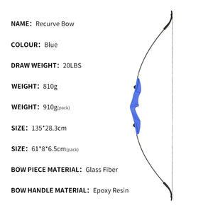 Lavender SPG ZR Recurve Bow 135cm | Beginner & Youth Fiberglass Archery Set SPG