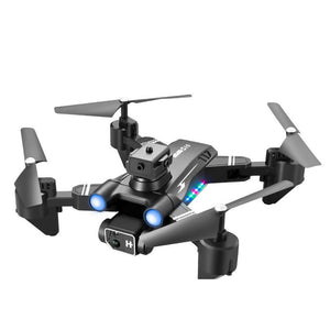 Dark Slate Gray S10 8K RC Drone With Camera, HD FPV Live Video, Gravity Control, Altitude Hold, Headless Mode, Waypoint Function, Foldable RC Quadcopter For Kids And Adults INDIAN SLINGSHOT