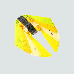 Light Gray 17CM Length Short Pull Rubber Band 0.55MM-1.0mm Thickness High Quality Slingshot Catapult Accessories and Replacement Flat Bands - 1 Piece INDIAN SLINGSHOT