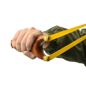 Dark Slate Gray High Quality Desert Iron Solid Wood Red Sandalwood Dragon Head Slingshot Catapult SLINGSTER