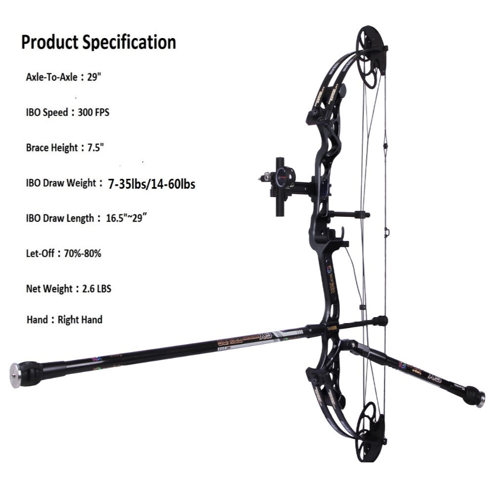 Lavender Sanlida® Archery Hero X8 Beginner Target Compound Bow Pro Kit SANLIDA
