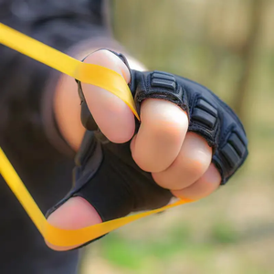 Dark Khaki Frameless Slingshot Flat Rubber Bands 48CM Length INDIAN SLINGSHOT